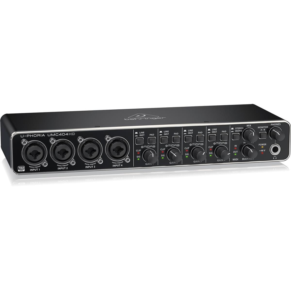 Behringer Behringer U Phoria Umc404Hd   Usb 2.0 Audio/Midi Interface