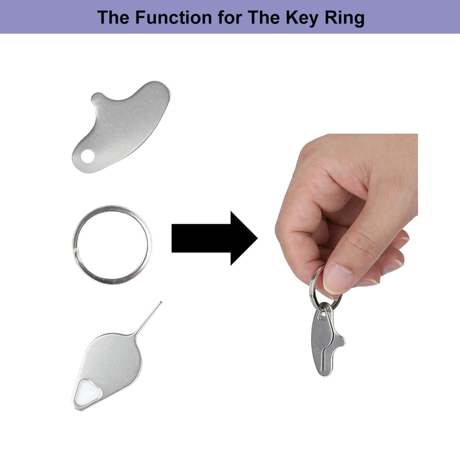 Doorbell Key Tool, Doorbell Opening Pin Tool, Release Removal Pin Security Key Replacement Tool Compatible With Blink, Arlo, Goo