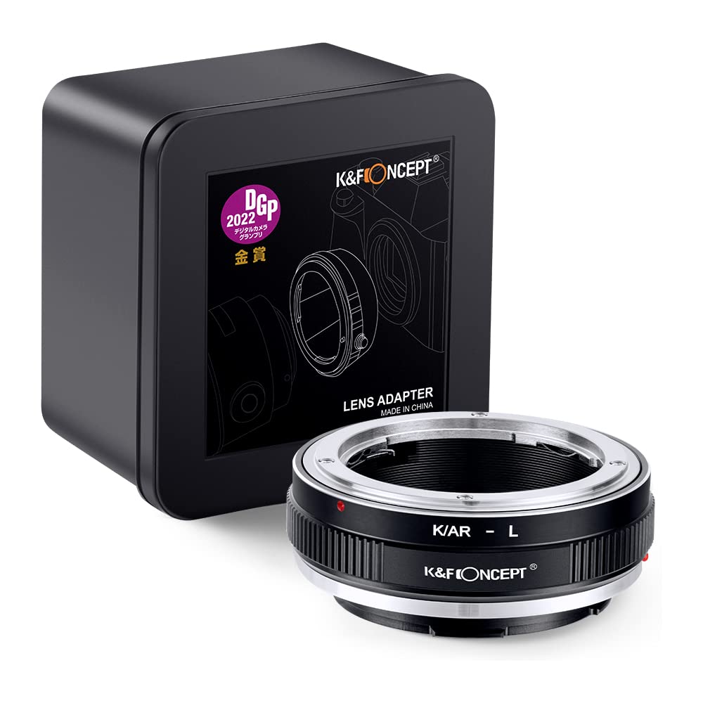 K&F Concept Lens Mount Adapter K/Ar L Manual Focus Compatible With Konica Ar Lens To L Mount Camera Body