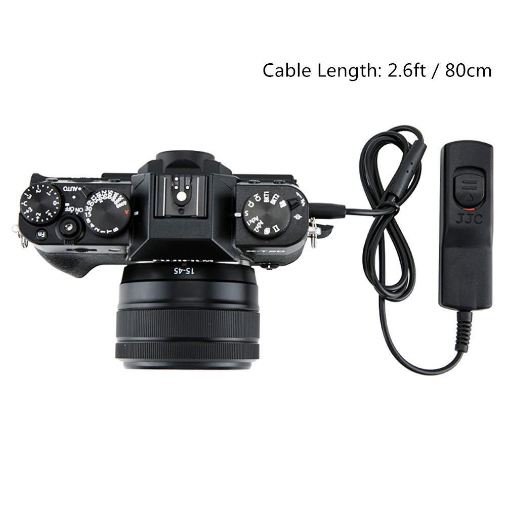 Jjc Cable Wired Shutter Release Remote Control For Fujifilm X100Vi X-H2 X-H2S Xt5 Xt4 Xt3 Xt2 Xt1 Xt30 Ii Xt20 Xt10 Xt100 Xpro3