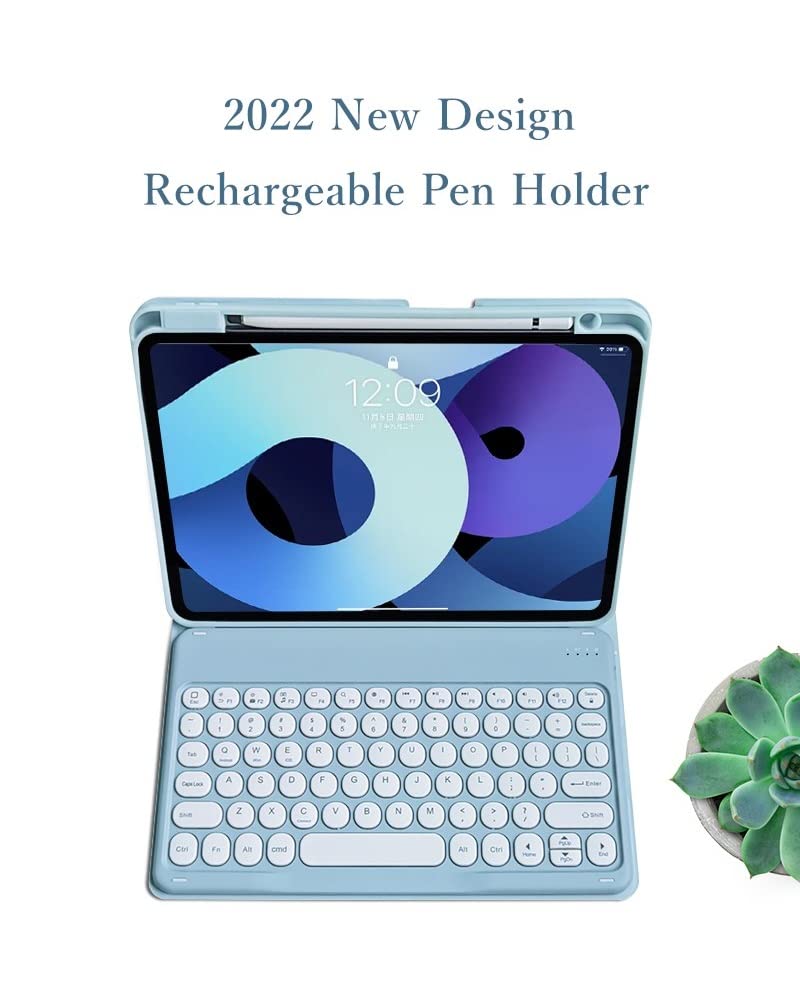 Keyboard Case With Mouse For Ipad 9Th/8Th/7Th Generation Ipad 10.2/Ipad Air 3/Ipad Pro 10.5 Keyboard Case Detachable Bluetooth K