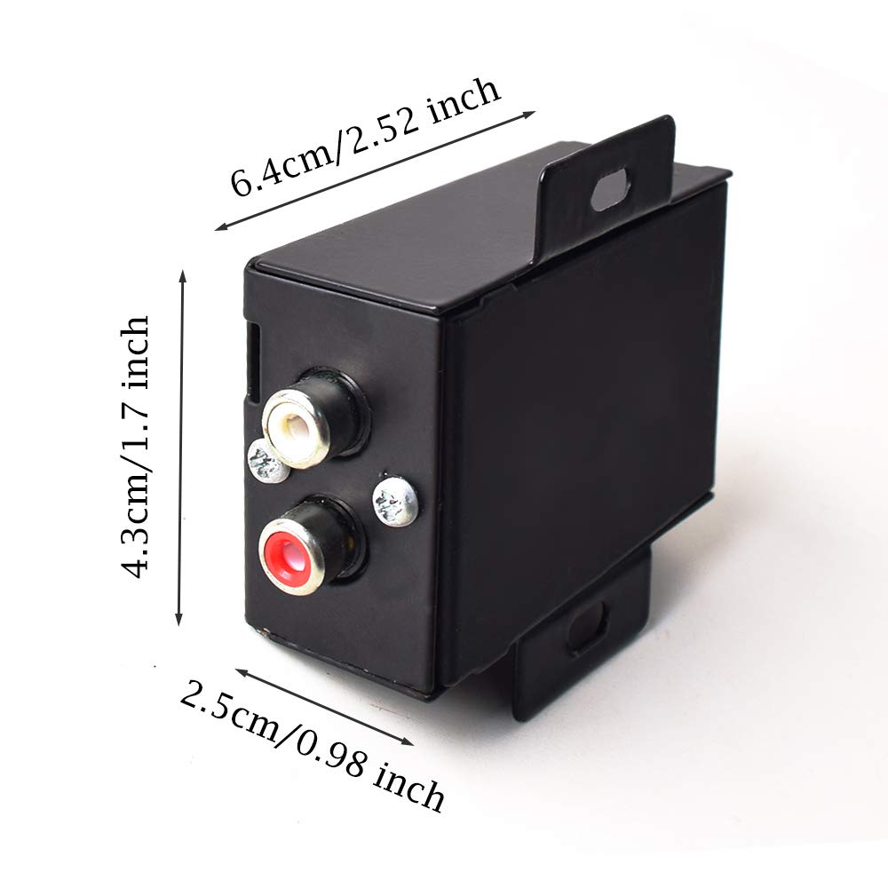 Car Audio Noise Isolator Filter Radio Noise Eliminator For Auto Truck Boat Speakers Amplifier Equalizer Rca Signal