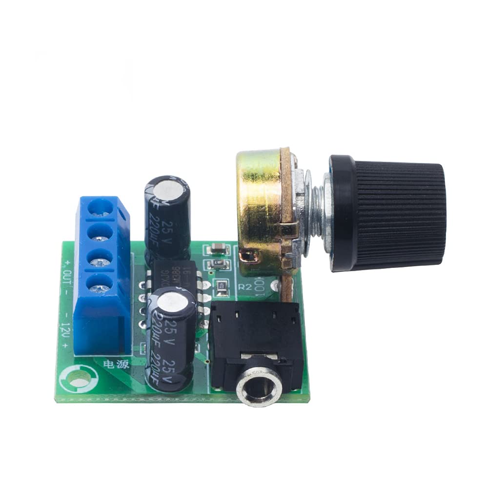 Acxico 2Pcs Lm386 10W Mini Power Amplifier Board Audio Amplifier Module Dc 3 12V Volume Adjustable Control