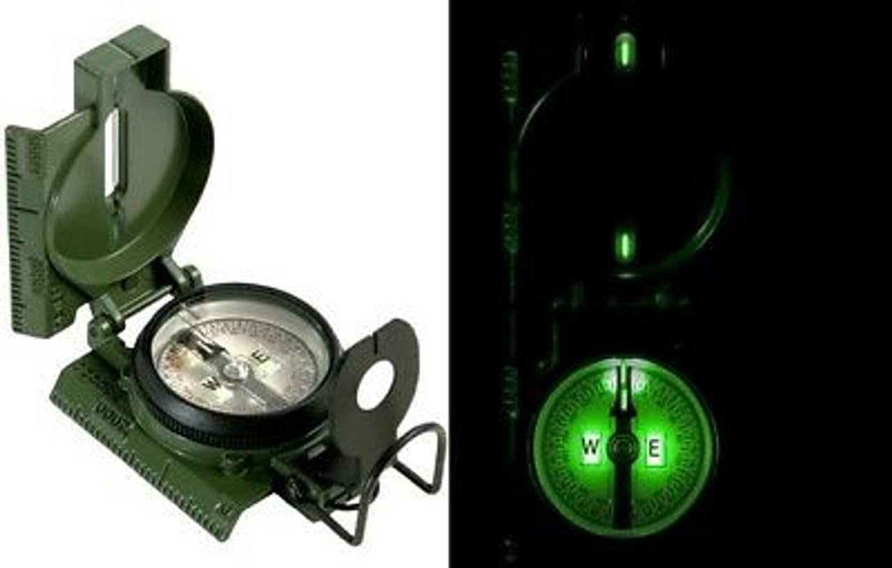 Rothco Gi Special Lensatic Tritium Olive Drab 3Hjp Compass