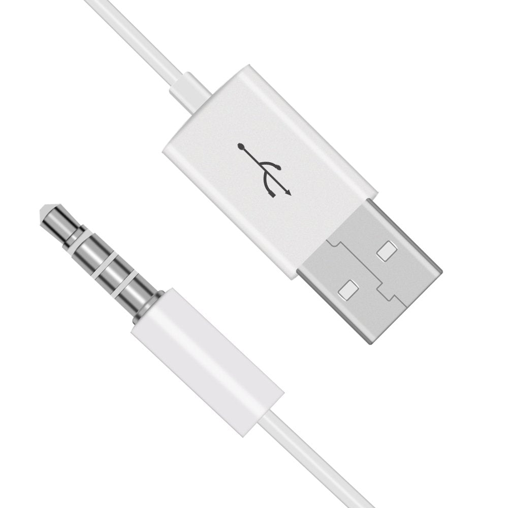Sqrmekoko 3.5Mm Replacement Usb Charge Power Cable Cord Compatible With Beats By Dre Studio Wireless Headphones (White)