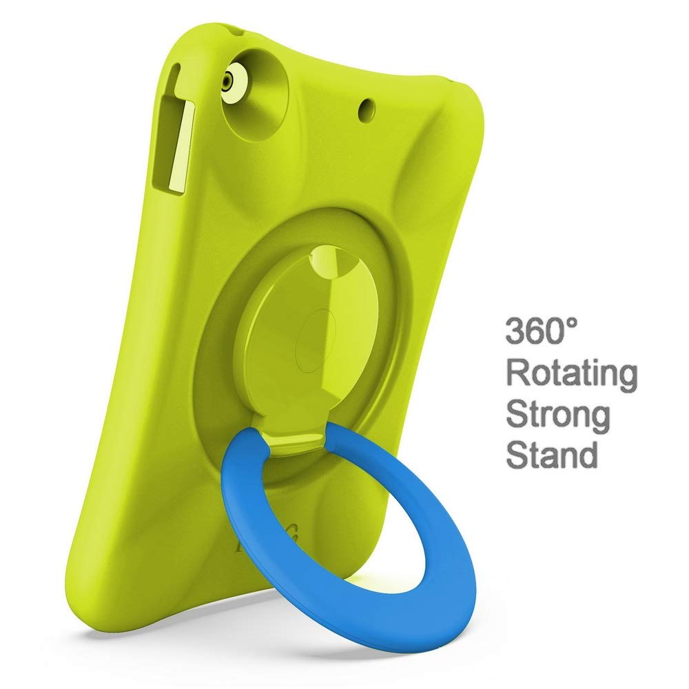 Nlr Kids Eva Case For Ipad | Multi Direction Stable Stand | Compatible With 10.5 Inch Ipad Air 2019 (3Rd Generation) (Green+Blue