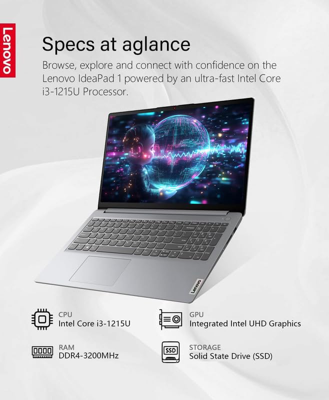 Lenovo Ideapad 15.6 Laptop For Students&Business, Fhd Touchscreen, Intel 6-Core I3-1215U, 24Gb Ram, 1Tb Storage(512Gb Internal S