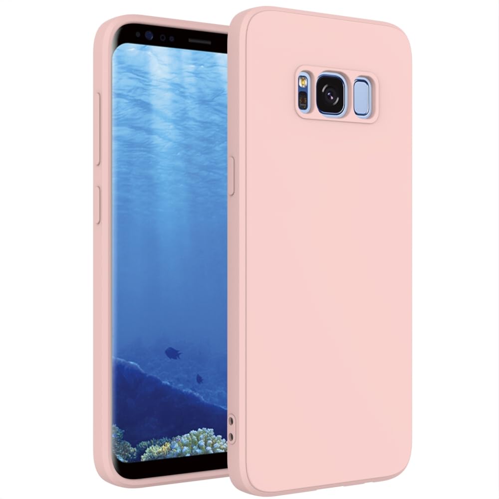 Wogroo For Samsung Galaxy S8 Case Pink, Scratch Resistant With Soft Touch, Slim Thin Phone Cover For Samsung Galaxy S8