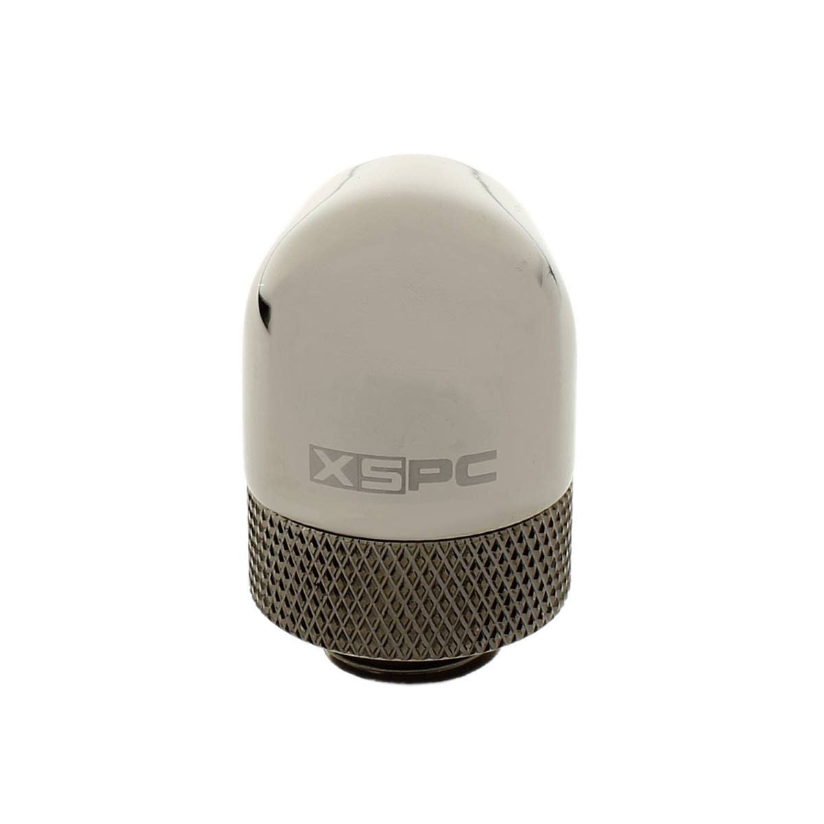 Xspc G1/4 90 Degree Rotary Fitting V2, Black Chrome