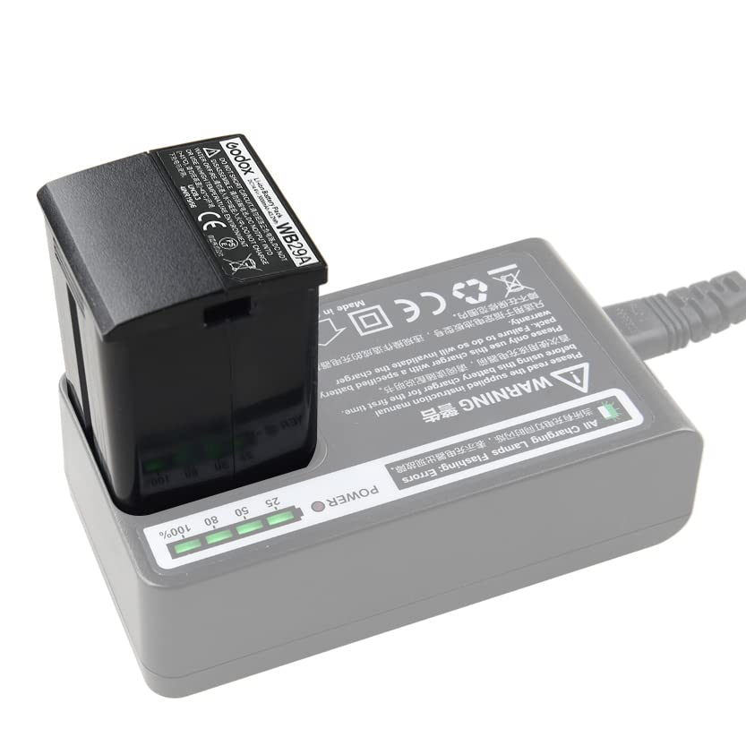 Godox Wb29A Wb29B Lithium Battery Replacement For Ad200 Pro Ad200 Ad300 Pro Strobe Flash, 14.4V 3000Mah Li Ion Battery Pack, No