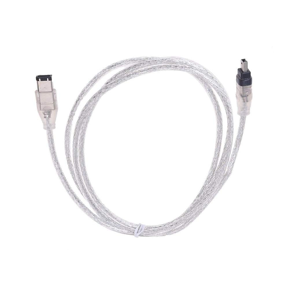 Axgear Ieee Firewire 1394 Cable 4 Pin To 6 Pin 4 6 Pin Link Cable Wire 2.5 Ft