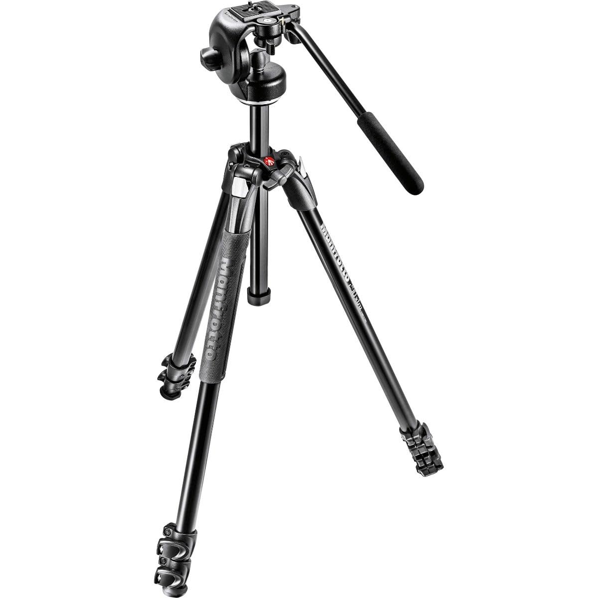 Manfrotto MK290XTA3-2W 290 Xtra Fluid Video Head Kit - International Version (No US Warranty) (Black)