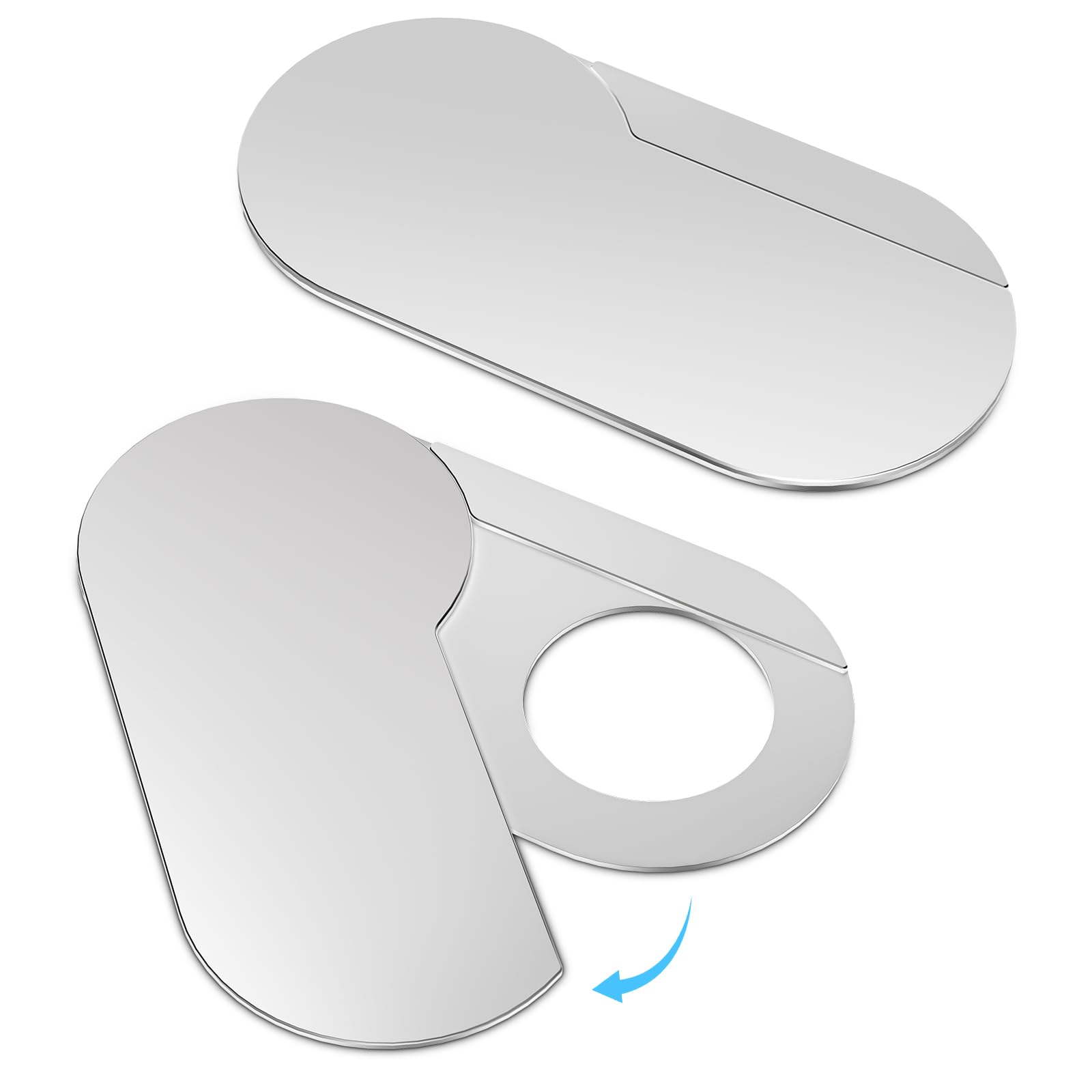 Cloudvalley Webcam Cover, Ultra Durable Metal 0.015 Inch Ultra Thin Web Laptop Privacy Camera Covers For Macbook Air Pro, Ipad P