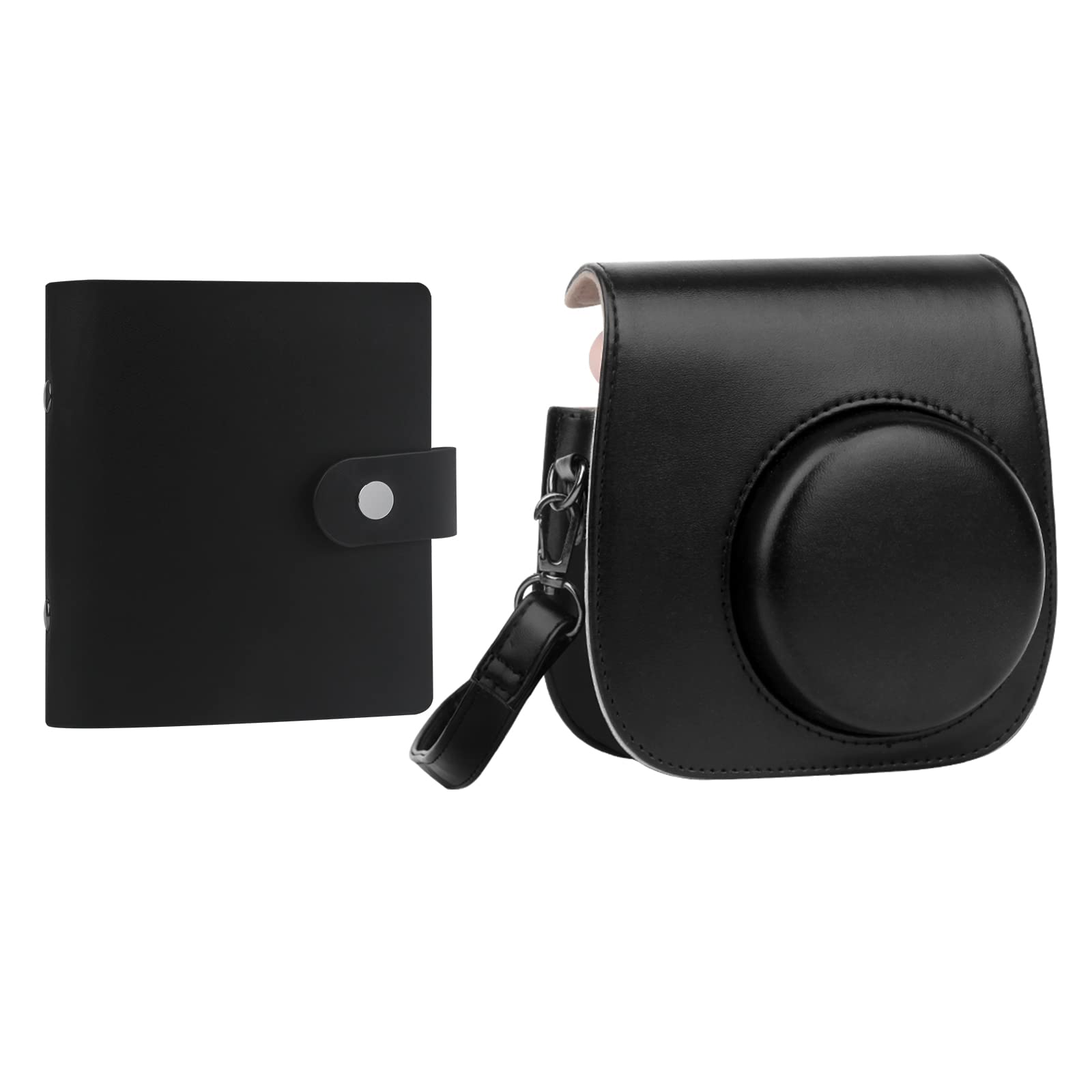 Protective Case For Fujifilm Instax Mini 11 12 9 Instant Camera, Premium Pu Leather Bag Cover With Removable Strap, Camera Case