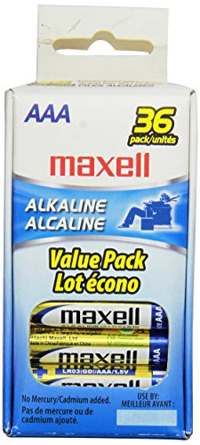 Maxell 723815 Aaa Performance Long Lasting Alkaline Batteries   36 Pack, Computer