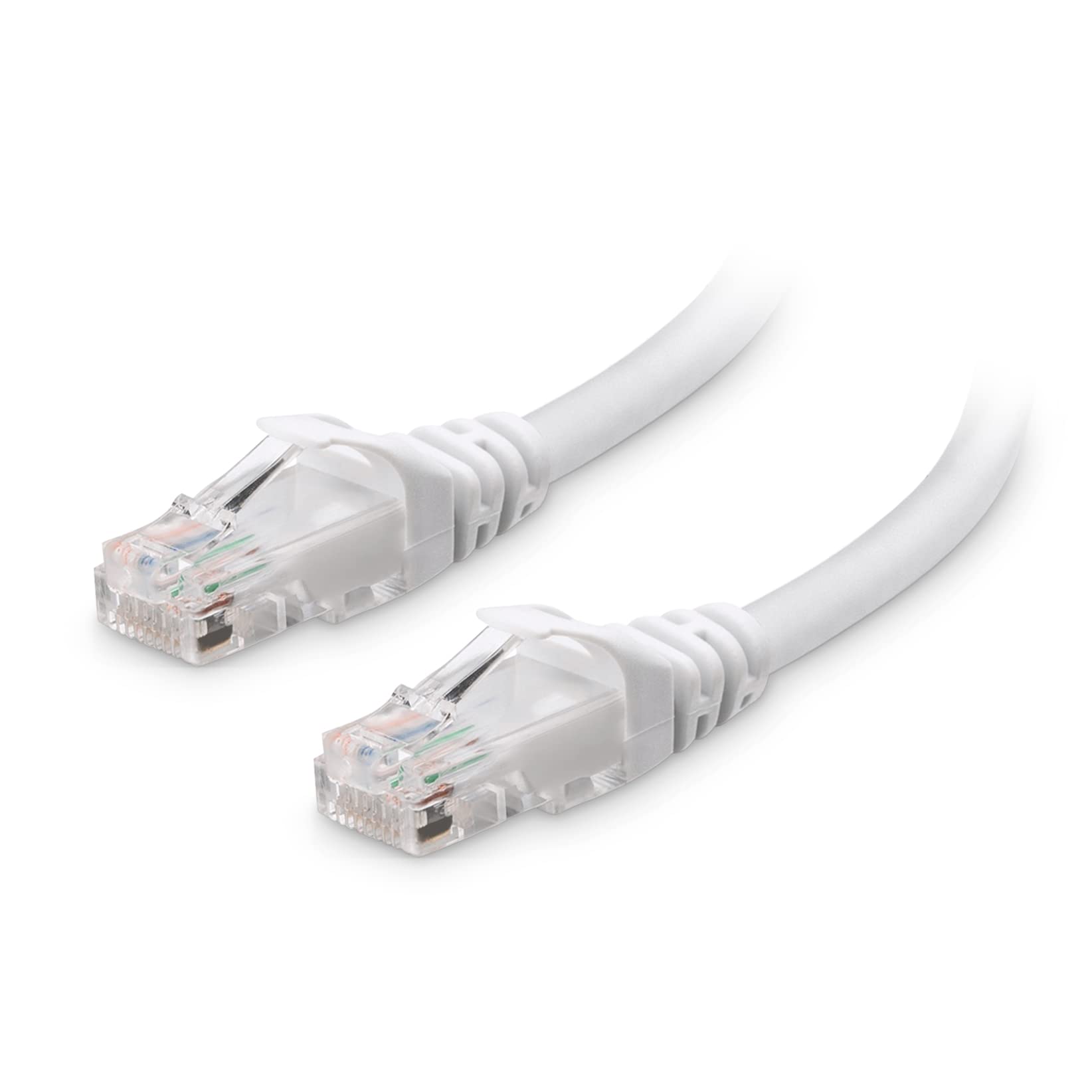 Cable Matters 10Gbps Snagless Short Cat 6 Ethernet Cable   1ft, Cat 6 Cable, Cat6 Cord, Ethernet Cord, White