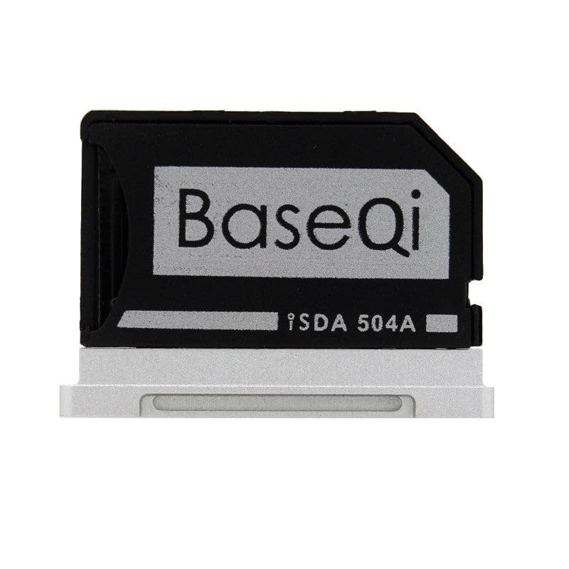 Baseqi Fba Isda504Asv Aluminum Microsd Adapter For Macbook Pro 15'' Retina (Late 2013   Mid 2015)