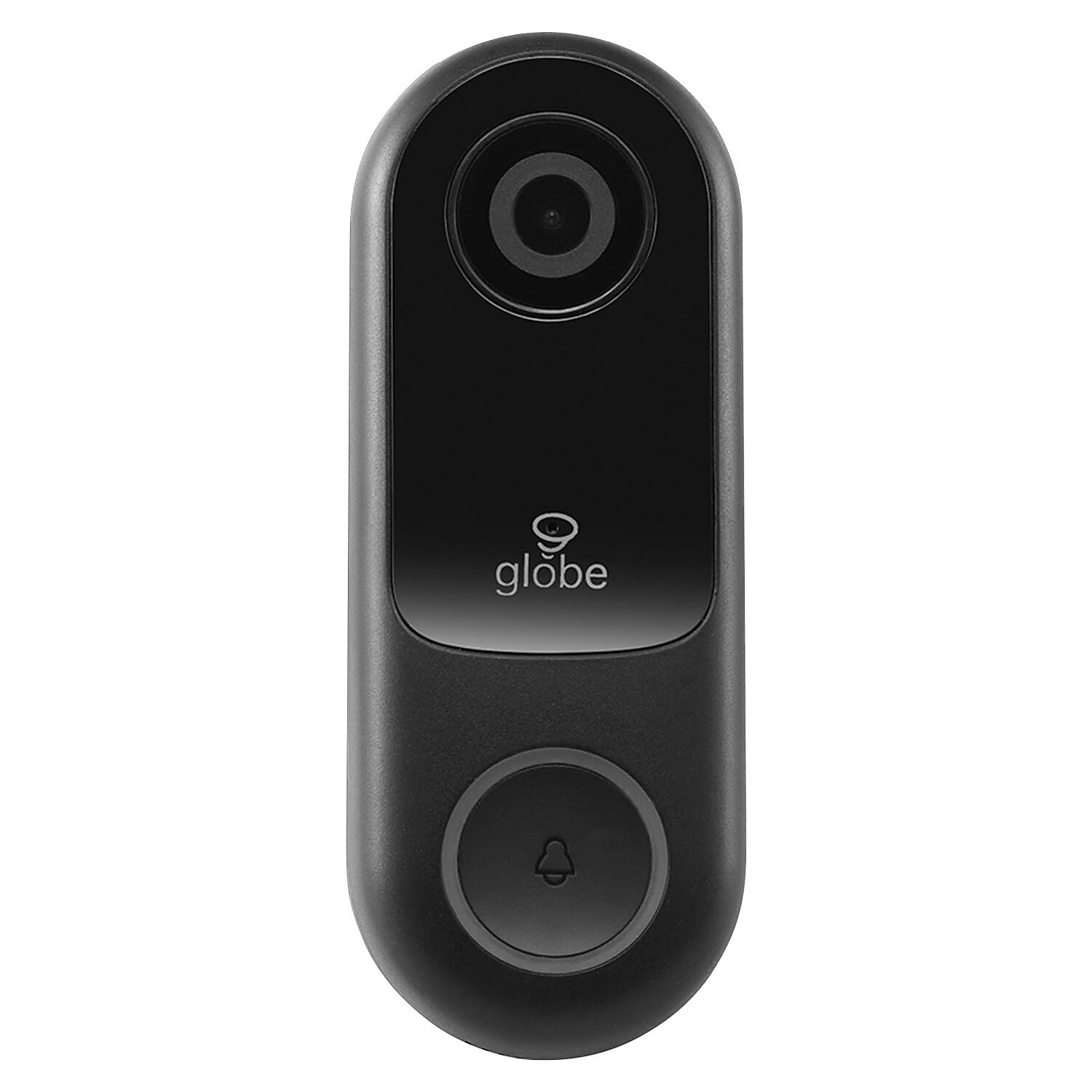 Globe Electric Wi Fi Smart Video Doorbell, Hardwired, No Hub Required, Ip54 Rated, 1080P, Motion Detection, 2 Way Voice, Night V