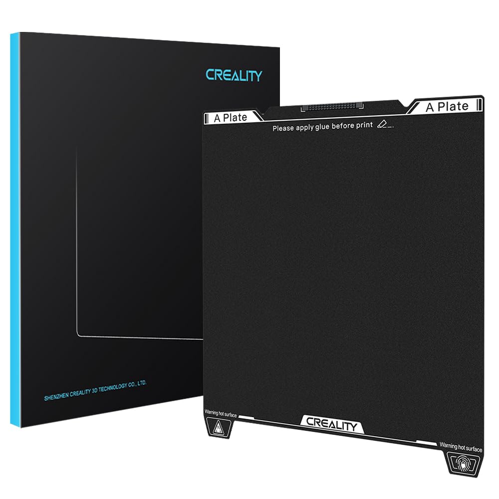 Creality Official Ender 3 V3 SE Build Plate, 235x235mm Textured Surface Flexible Removable Spring Steel Print Platform for Ender