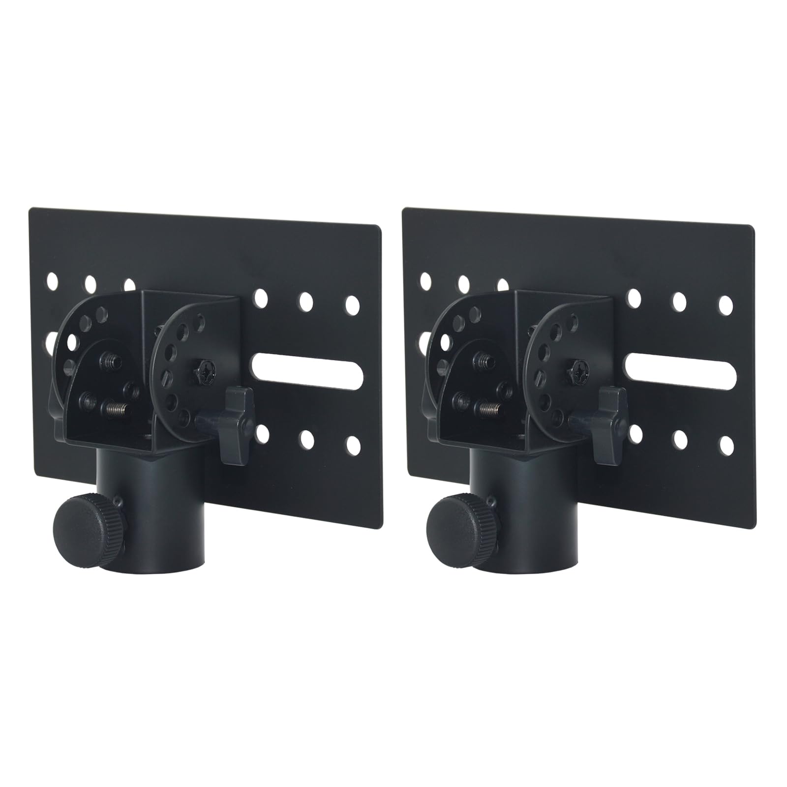 Howonder Speaker Stand Adapter, Adjustable All Metal 35mm Speaker Adapter Top Cap,Suitable for Stage and Event Setup,Hold up to 