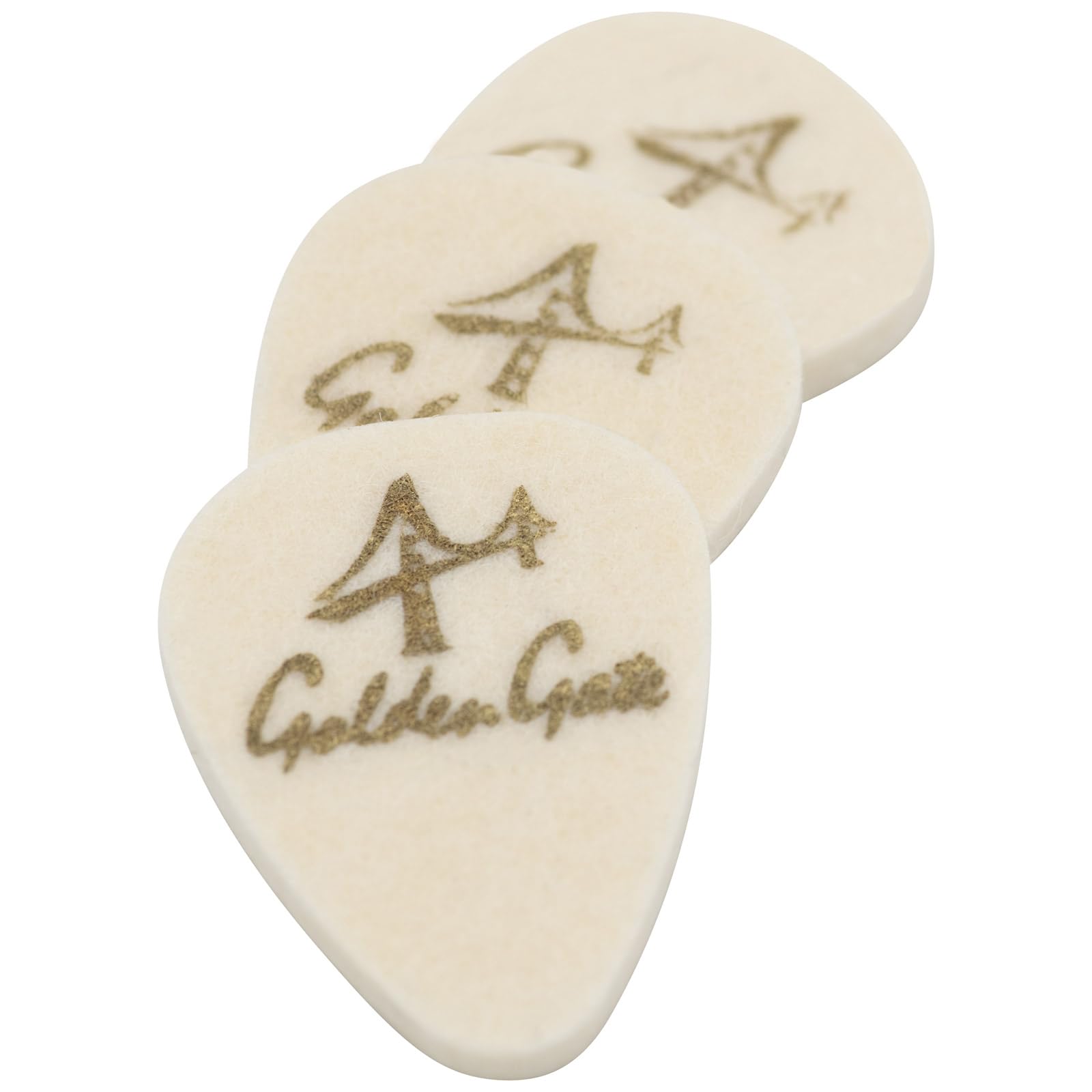 Golden Gate FP-1 Ukulele Felt Picks - 3 Pack