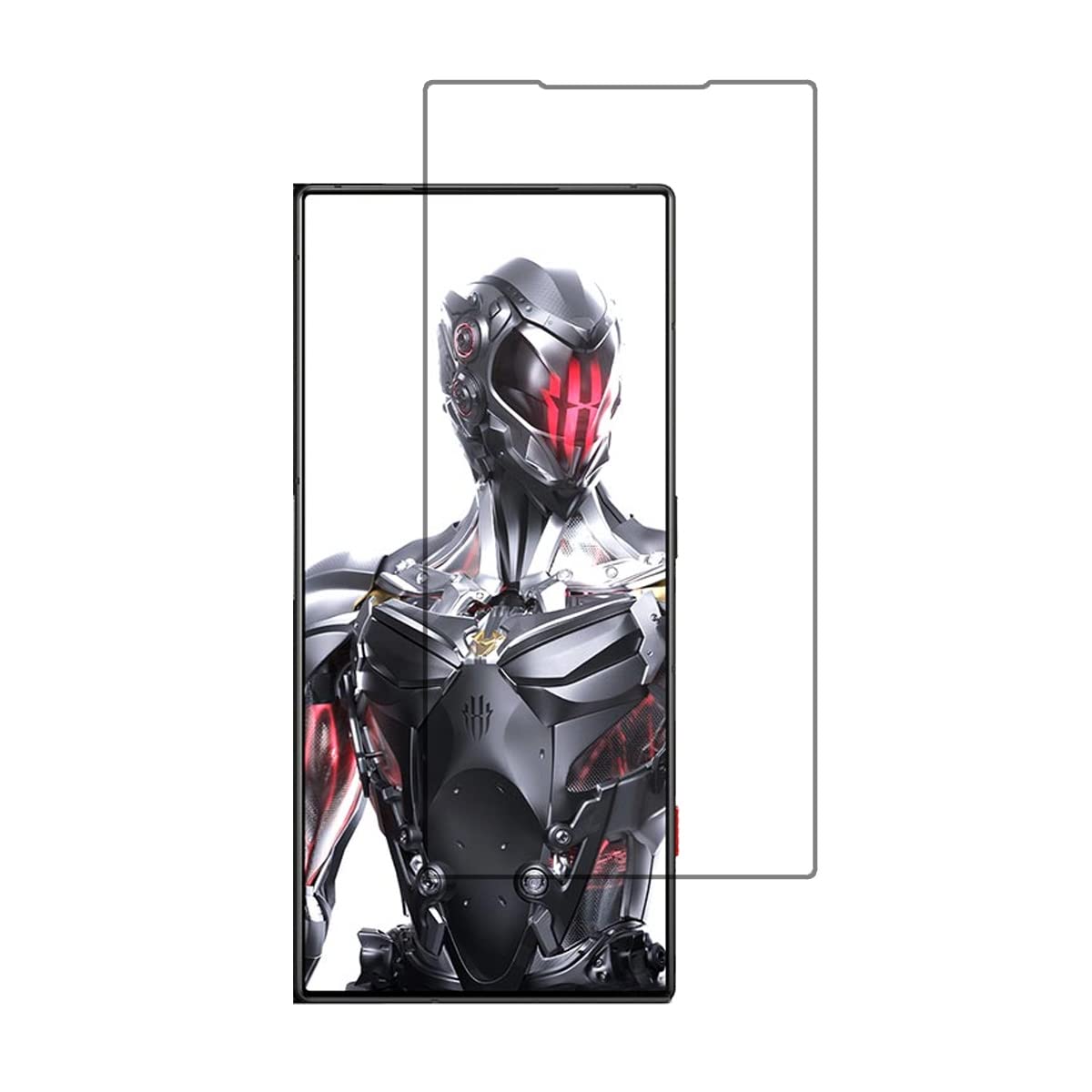 Uponew [2 Pack Clear Tempered Glass Screen Protector Frontier Protective Protector For Zte Nubia Red Magic 8 Pro