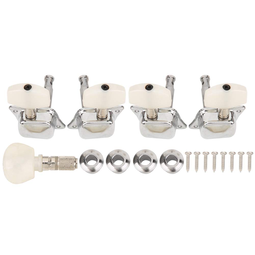 Banjo Tuning Peg,Banjo Machine Heads Head Tuning Knob Semi Closed String 4+1 Musical Instrument Accessories