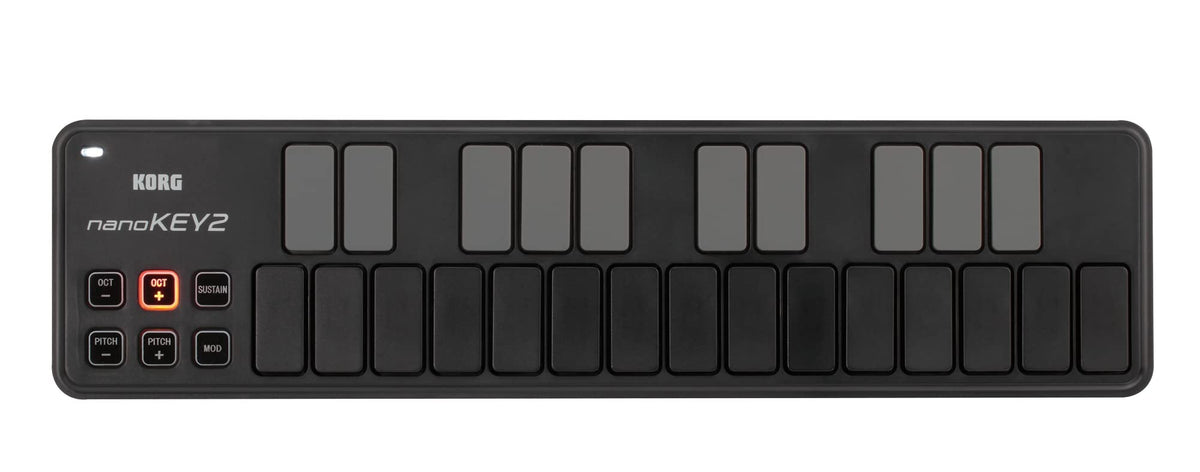 Korg, 25 Key Midi Controller (Nanokey2Bk),Black