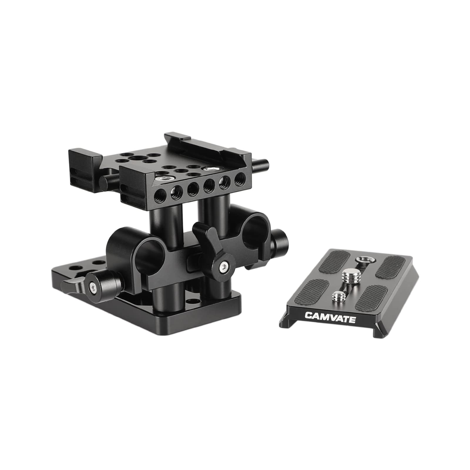 Camvate Quick Release Mount Base Qr Plate For Manfrotto 501/504/ 577 Tripod Standard Accessory(Black) - 1437