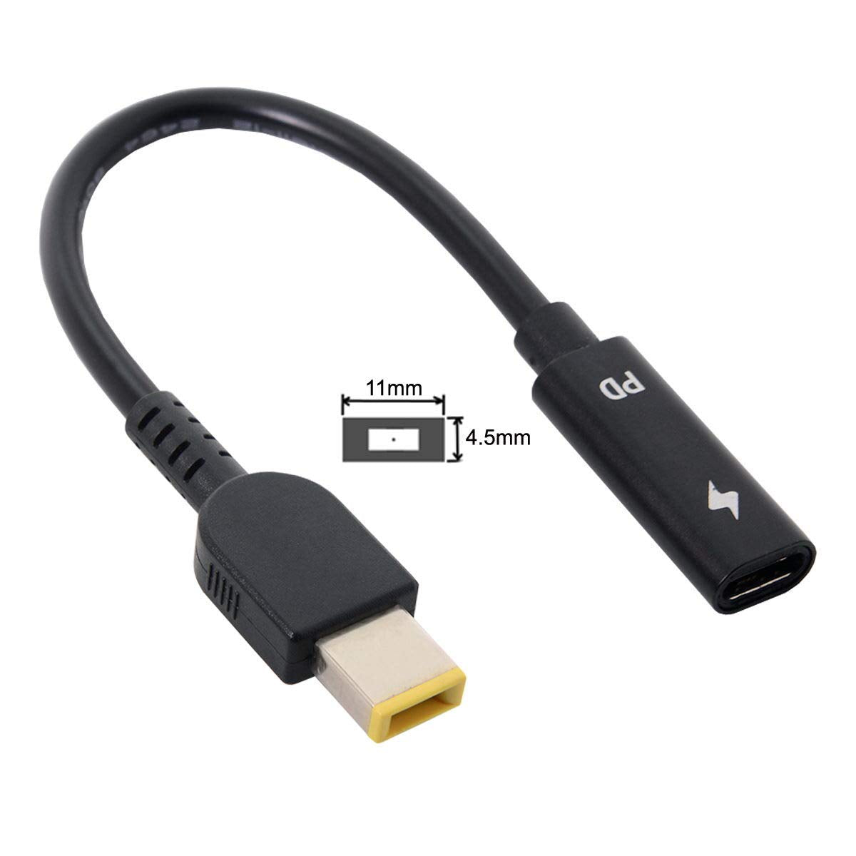 Jser Type C Usb C Female Input To Dc Power Pd Charge Cable Fit For Laptop 18 20V (7.9X5.4Mm For Hp)