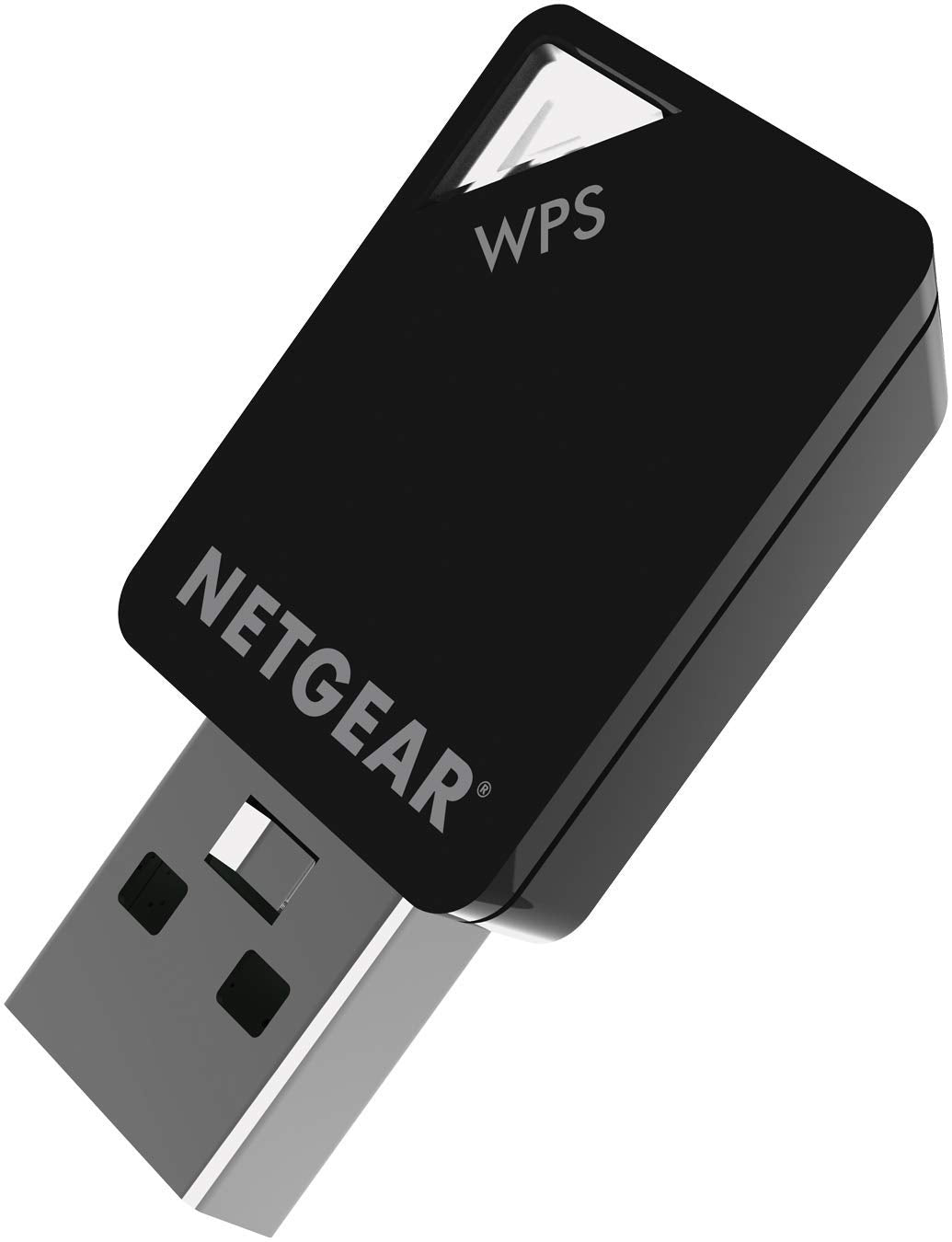 Netgear Ac600 Wi Fi Usb 2.0 Mini Adapter For Desktop Pc | Dual Band Wifi Stick For Wireless Internet (A6100 10000S), Black
