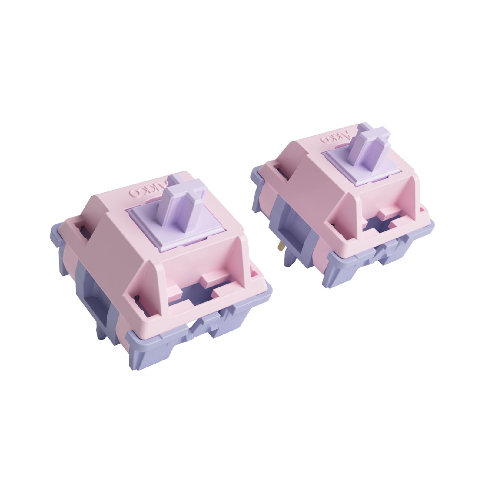 Akko V3 Fairy Linear Silent Keyboard Switch For Mechanical Gaming Keyboard, 5 Pin 50Gf Quiet Pre Lubed Switches With Standard Mx