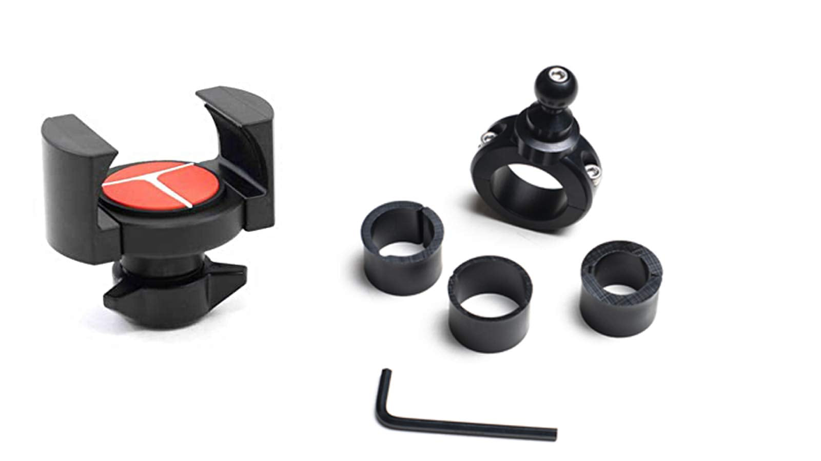 Universal Motorcycle Handlebar Smart Phone & Gps Mount Kit   Techmount 4 30912 B Techgripper 