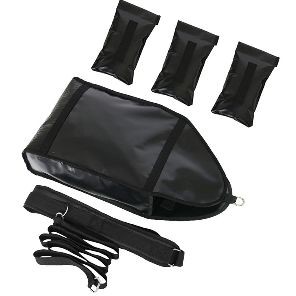 Running Weight Bag Speed Training Sandbag Adjustable Weight Sled Running Training Used For Speed Training For Sprinters With 3 W