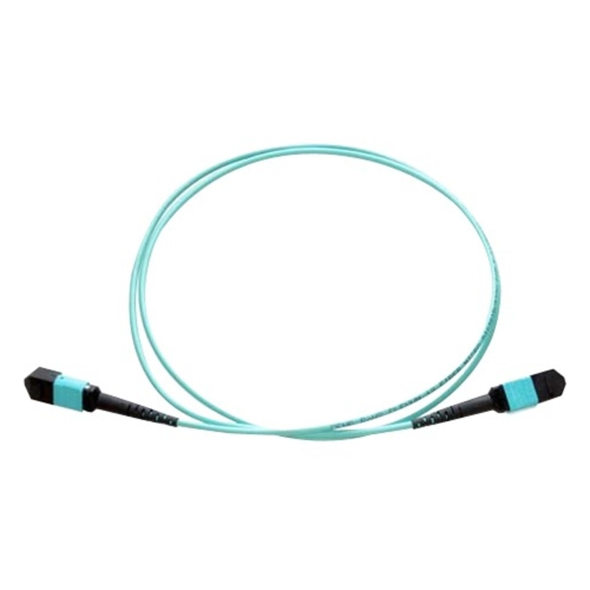 Axiom Mpo Female To Mpo Female Multimode Om3 50/125 Fiber Optic Cable - 7M