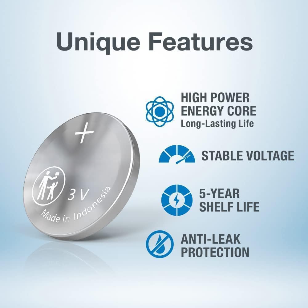 Key Fob Replacement Batteries For Tesla Model X & X Plaid (Cr2354 Remote Oem Battery) (Pack Of 2)