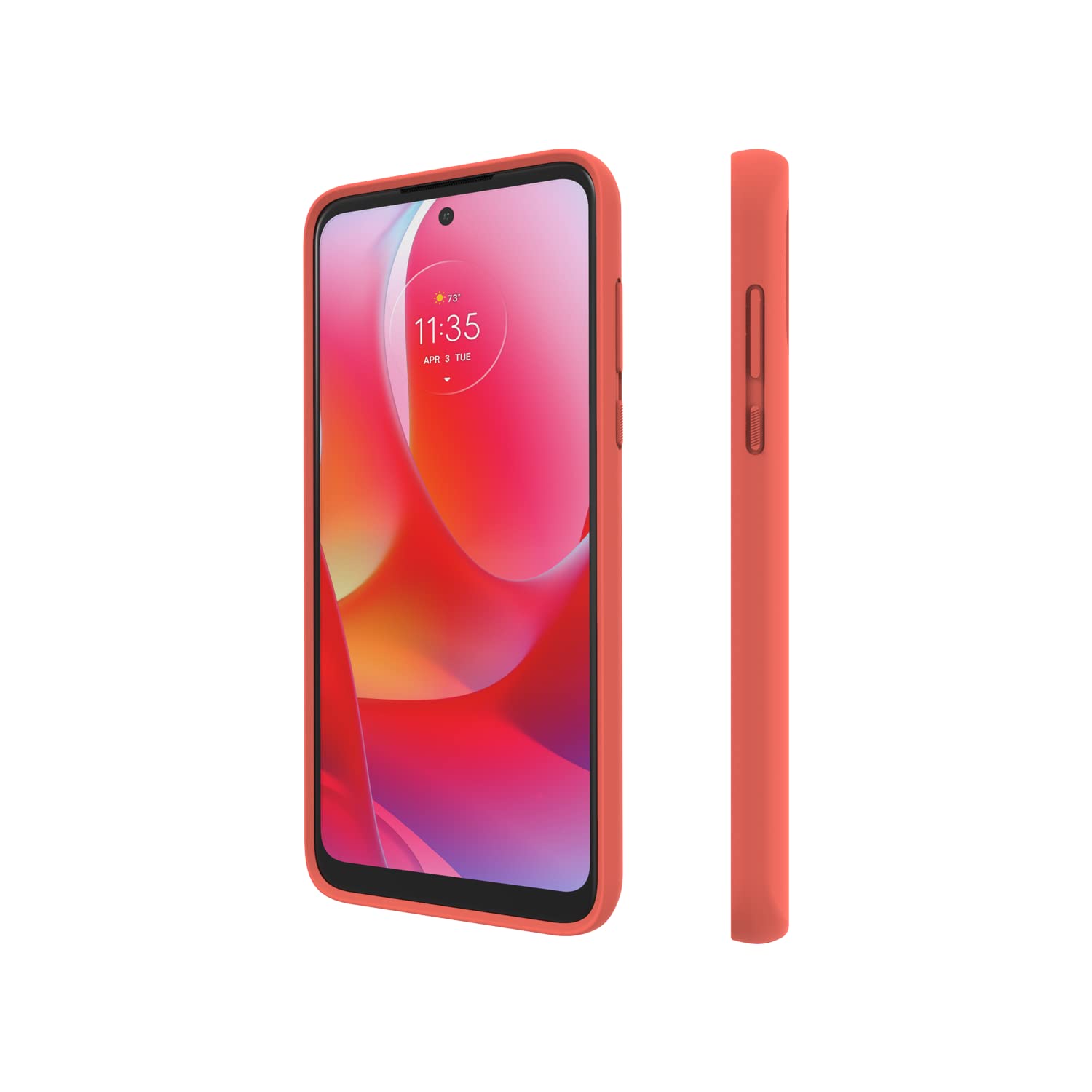 Motorola Moto G Power (2022) Protective Case- Precision Fit, Stylish Shock Absorbing Phone Cases -Living Coral