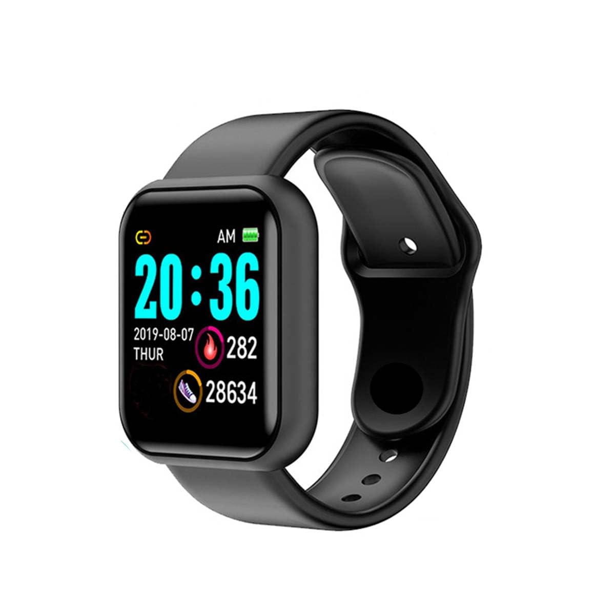 Smart Watch, Fitness Monitor Activity Tracker, Square 1.44 Inch Display, Bluetooth Bracelet for Android iOS, Birthday Gift (Y68 