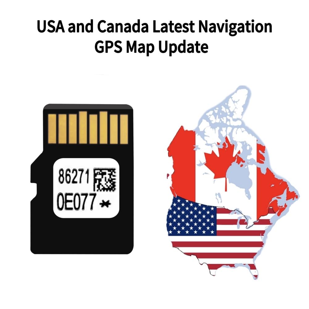 2025 Latest Navigation Sd Card Compatible With Toyota Highlander Tacoma 4Runner Rav4 Camry Corolla Tunder, Navigation Accessorie