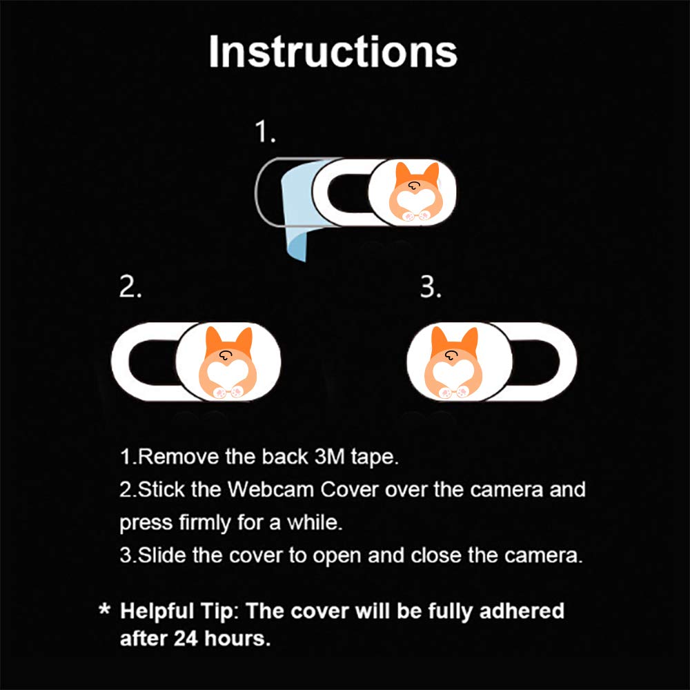 Imnext2U Laptop Camera Cover Slide 3 Pack Ultra Thin Slide Computer Webcam Covers For Echo Show, Iphone, Ipad, Tablet, Chromeboo