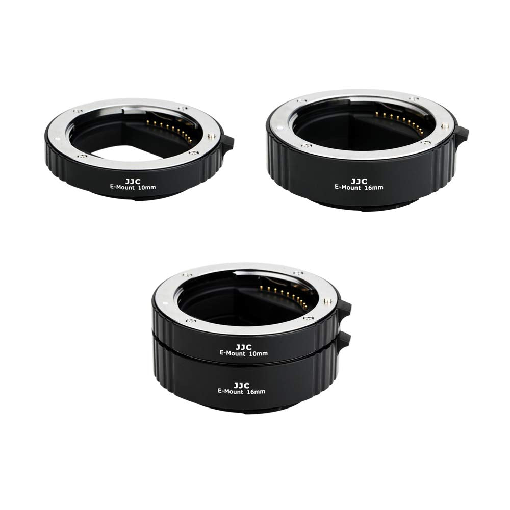Jjc E Mount Auto Focus Macro Extension Tube Set For Sony A6000 A6100 A6300 A6400 A6500 A6600 A6700 Zv E10 Ii Zv E1 A1 A7Cr A7C I