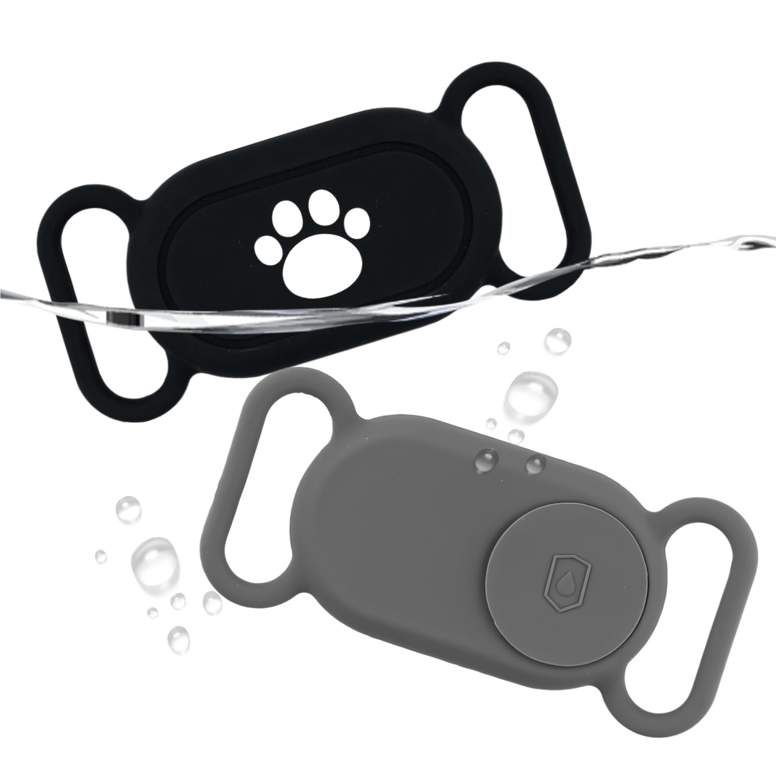 For Samsung Galaxy Smarttag2 Dog Collar Holders, 2Pcs Waterproof Anti Loss Protective Cover Sleeve For Pet Dog Cat Collar Silico