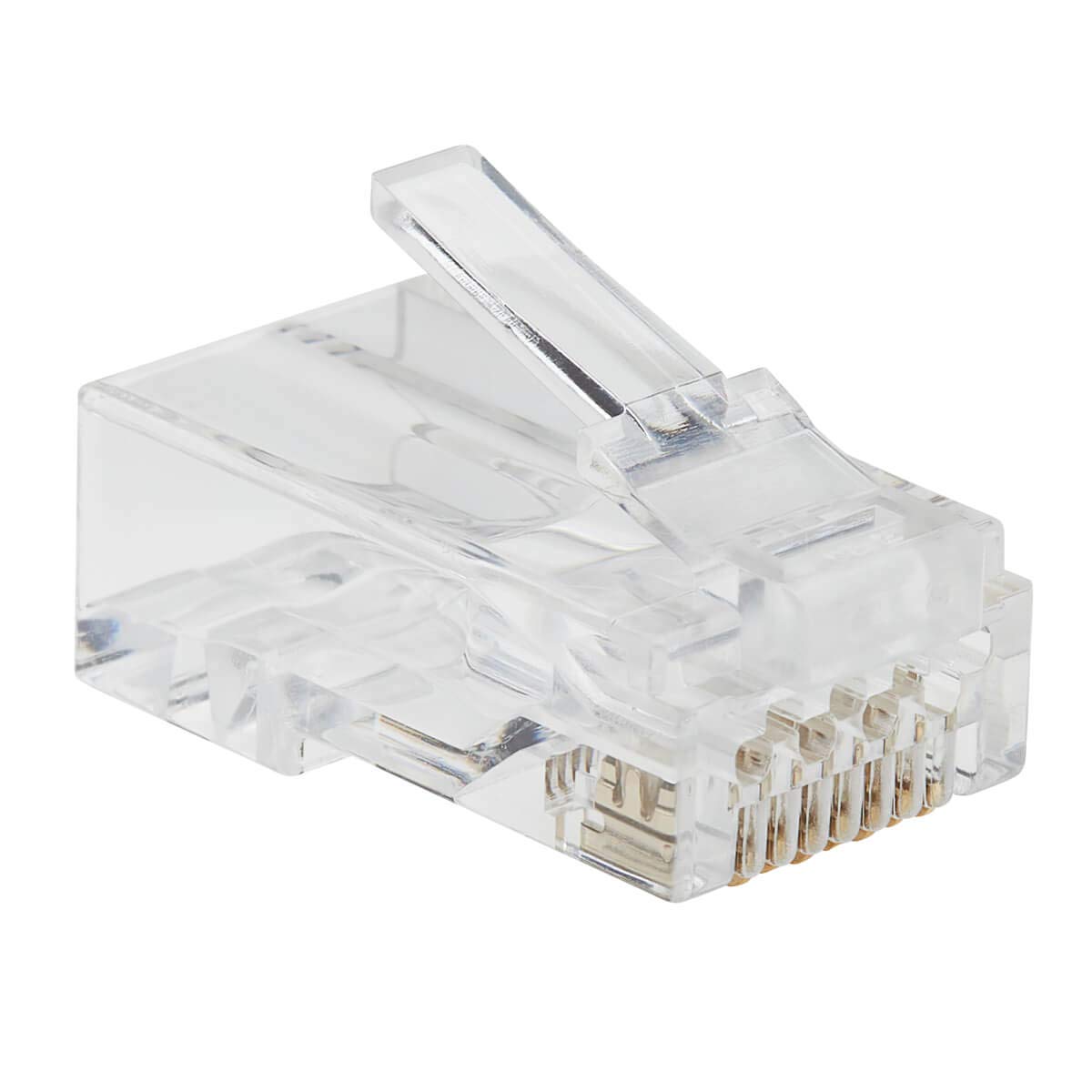 Eaton Tripp Lite Series Cat6 Rj45 Pass-Through Utp Modular Plug, 100 Pack, Taa