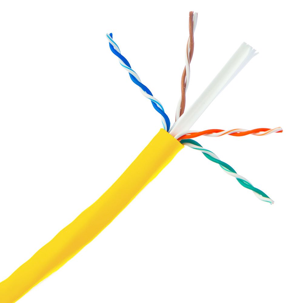 1000 Foot Bulk Plenum Cat6a Ethernet Cable Spool, 500 MHz, 23 AWG, UTP ...