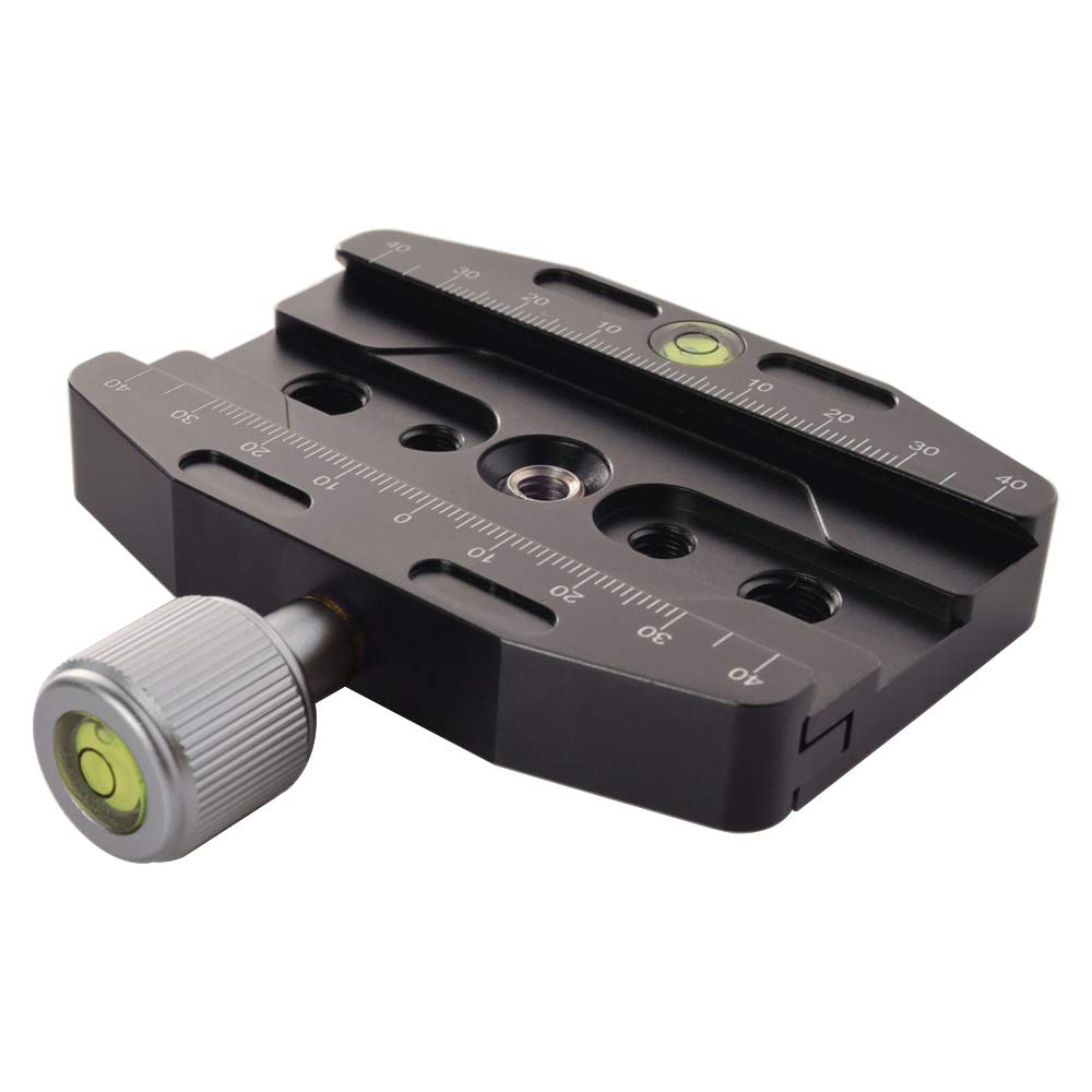 Fotoconic Cl 90N Quick Release Clamp With Arca Swiss Clamp Plate Aluminum Alloy For Tripod Or Monopod Compatible