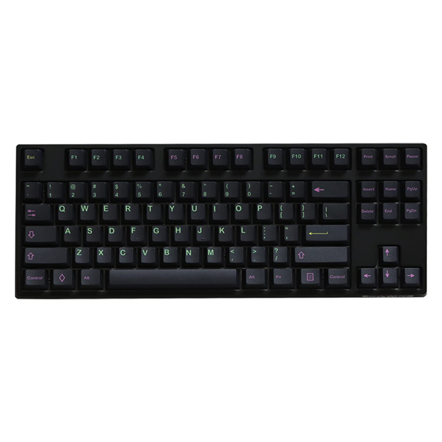 Auguri Miami Night Pbt Keycaps Cherry Profile Keycap For Cherry Mx Stem Mechanical Keyboard 87 104 Gh60 Xd64 Gmk67 Bm60 Bm65 Bm6