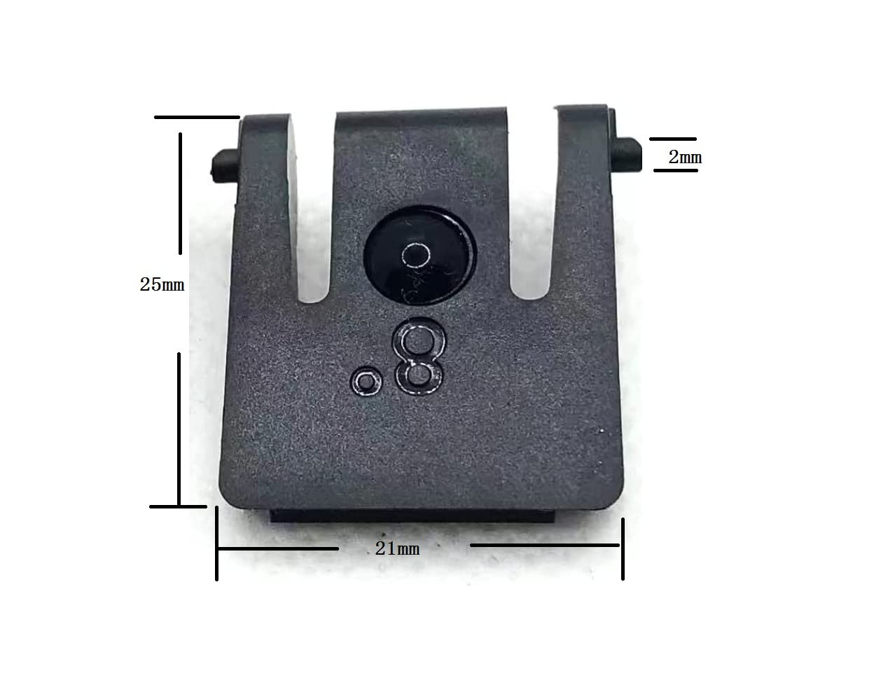 Lzydd Keyboard Stand Tilt Leg With Rubber Feet For Logitech Mk520 K520 Wireless Keyboard (Black K520)