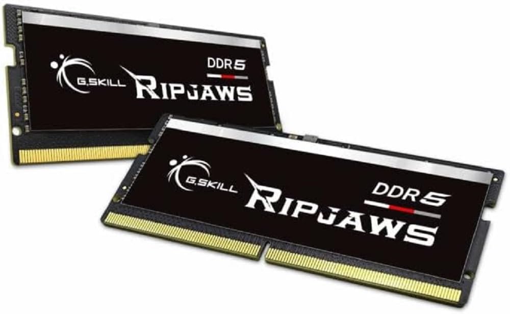 G.Skill Ripjaws Ddr5 So Dimm Series Ddr5 Ram 32Gb (2X16Gb) 5600Mt/S Cl46 45 45 89 1.10V Unbuffered Non Ecc Notebook/Laptop Memor