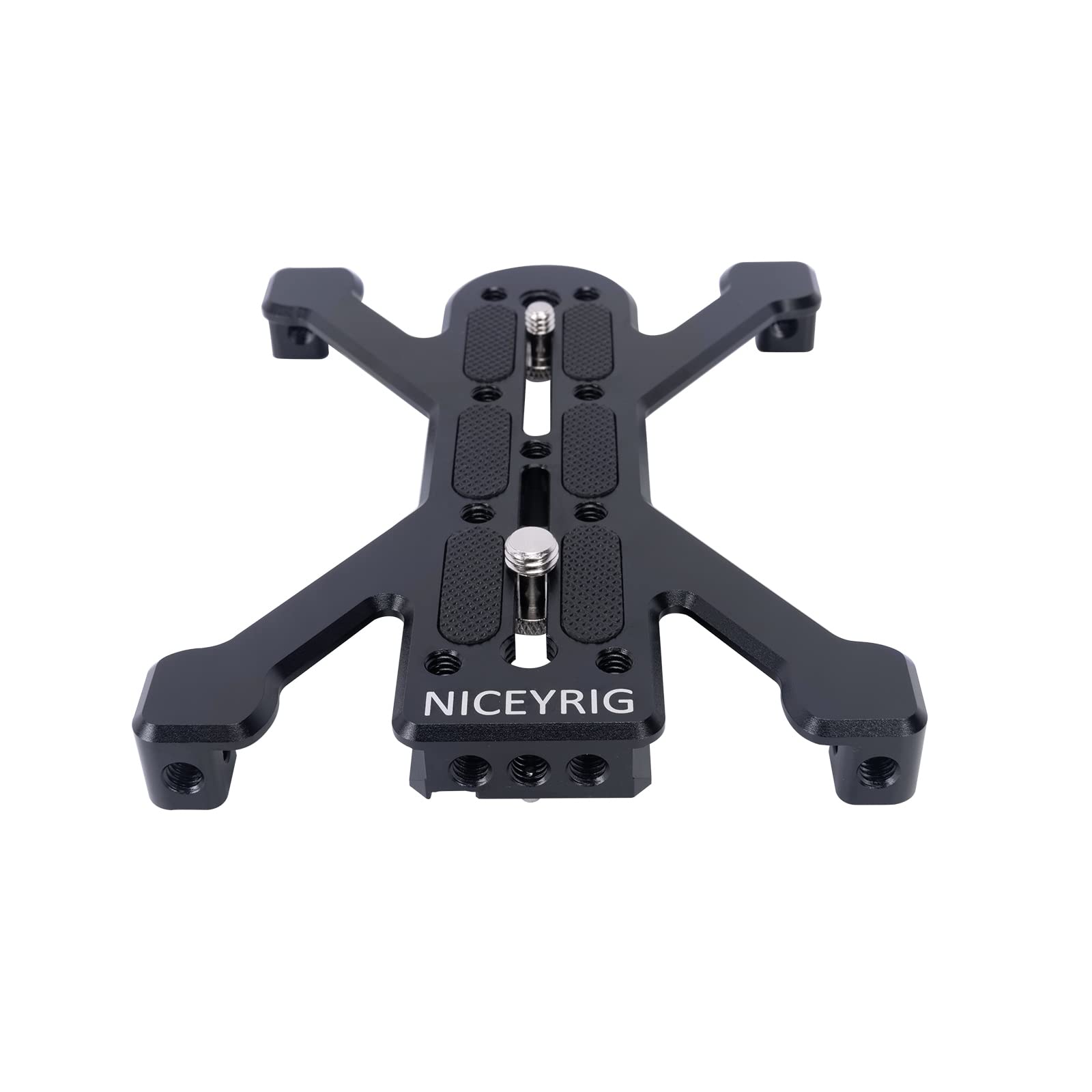 NICEYRIG 6 Long Quick Release Plate for Arca-Swiss Type Applicable for DSLR Camera, Cinema Camera, Camcorder with Four Feet Base