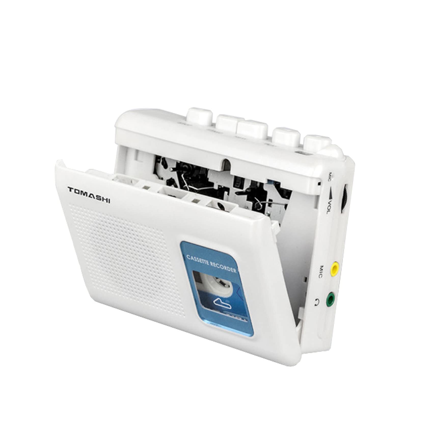 Tomashi Portable Cassette Player Tape Recorder Walkman With Built In Speaker,Microphone,Headphone Jack , 4.57 X 3.54 X 1.38Inch